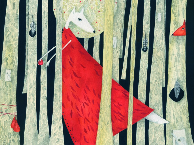 Katrin Ehrlichi illustratsioon "Külaline"