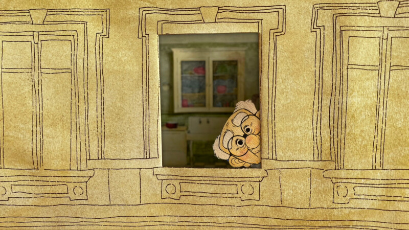 Ekraanitõmmis animafilmist „Üksi“, (Itaalia, režissöör Edoardo Natoli)