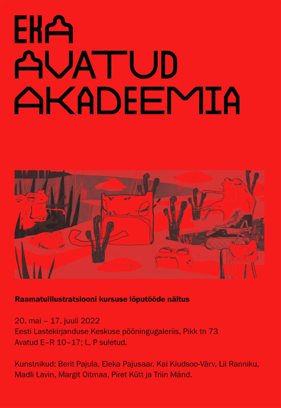 EKA avatud akadeemia näituse plakat