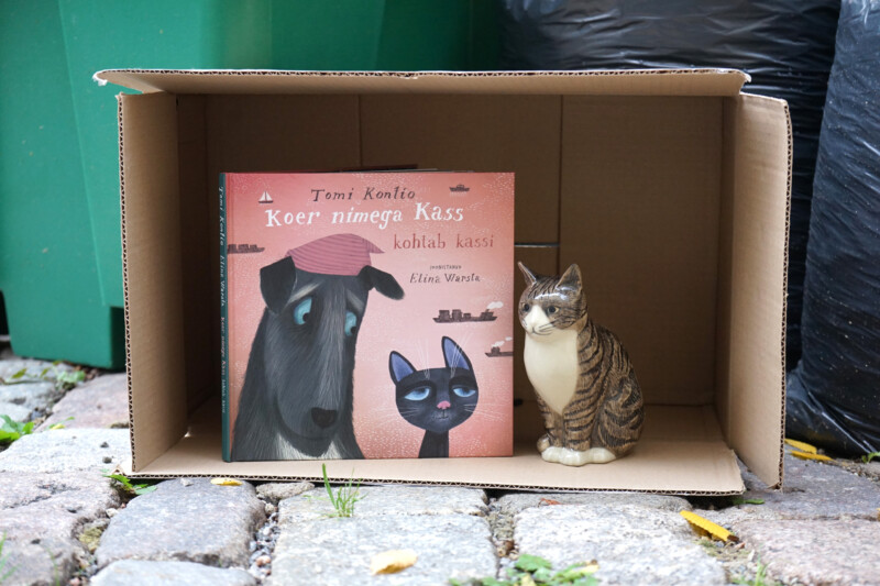 Tomi Kontio lasteraamat, Koer nimega Kass kohtab kassi