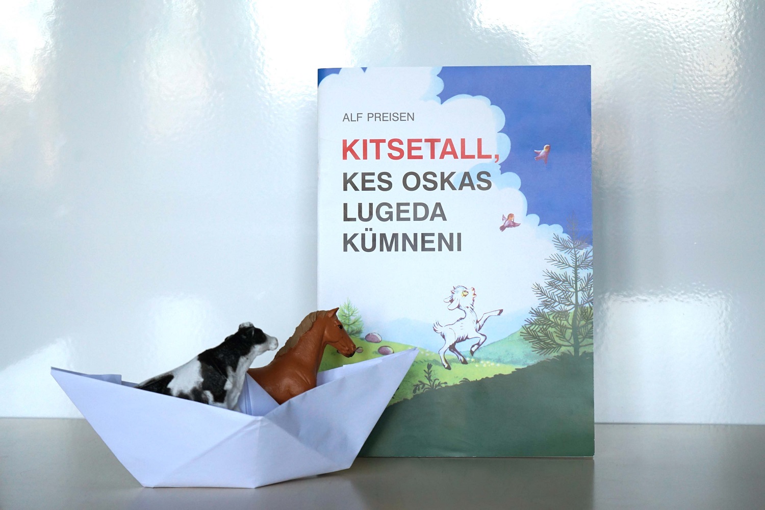 Alf Preisen raamatu ,Kitsetall, kes oskas lugeda kümneni, esikaas
